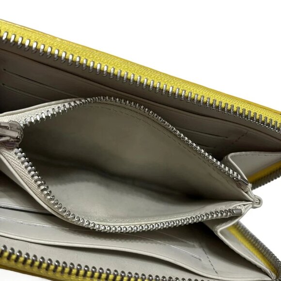 LOEWE - Yellow Leather Long Wallet 168-081125 - Picture 4 of 5